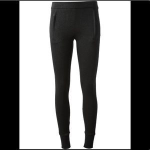 Vince Zipper Pocket Black Leggings